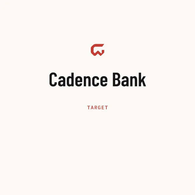 Target: Cadence Bank