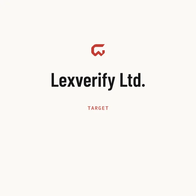Target: Lexverify Ltd.