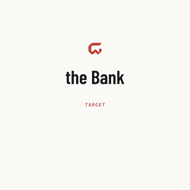 Target: the Bank