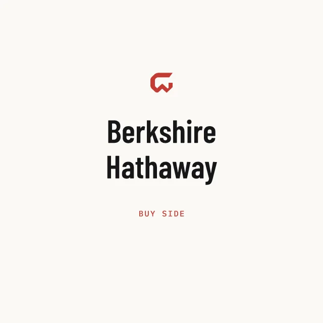 Buy side: Berkshire Hathaway