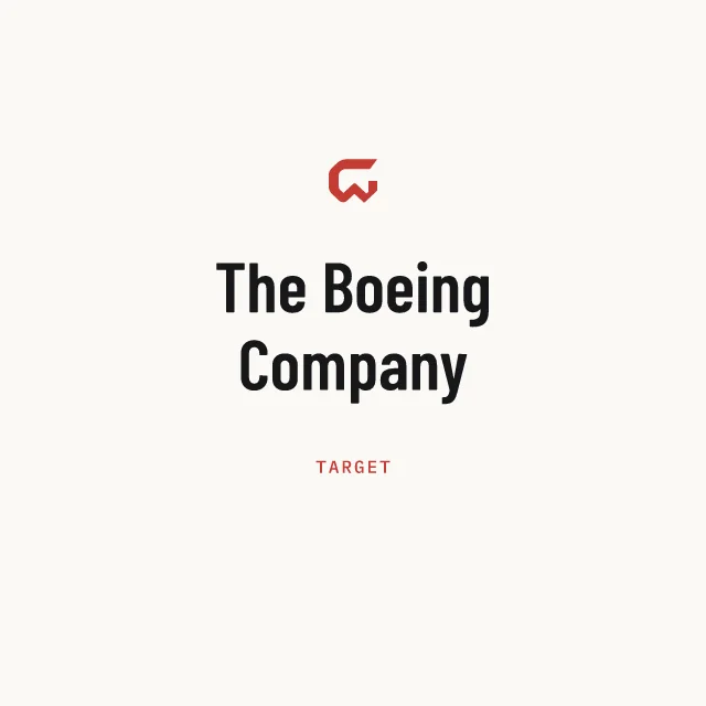 Target: The Boeing Company