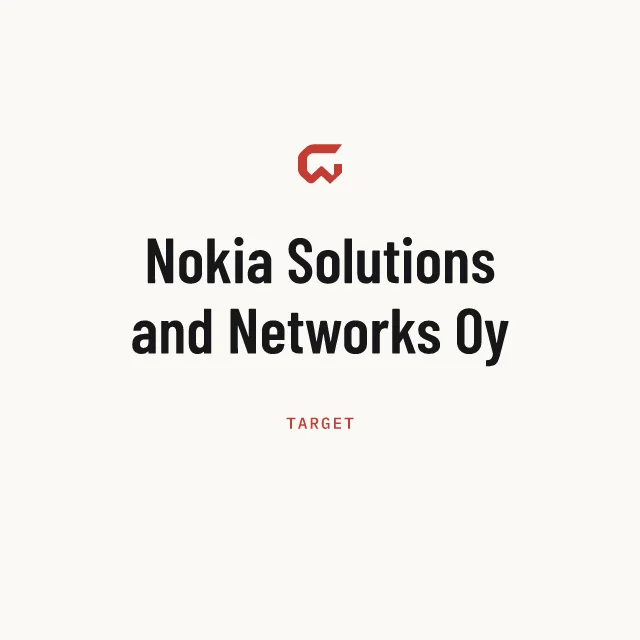 Target: Nokia Solutions and Networks Oy