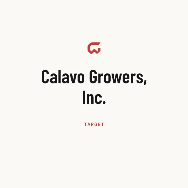 Target: Calavo Growers, Inc.
