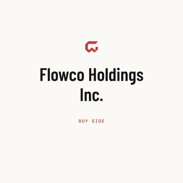 Buy side: Flowco Holdings Inc.