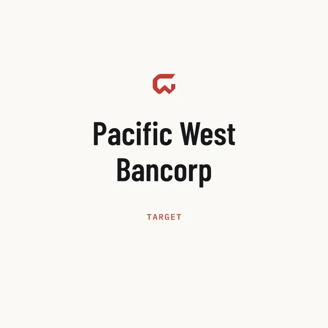 Target: Pacific West Bancorp