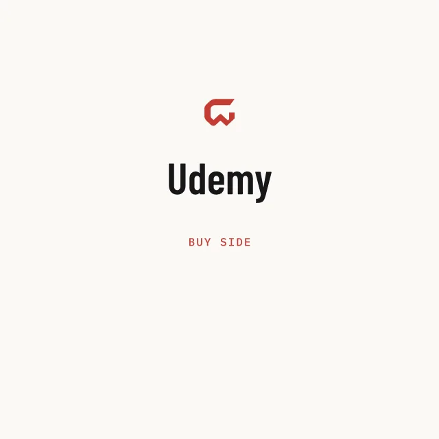Buy side: Udemy