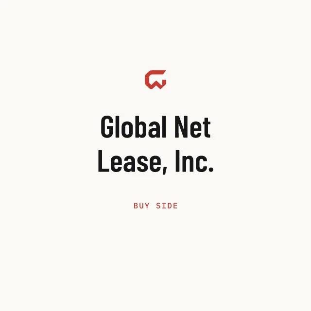 Buy side: Global Net Lease, Inc.