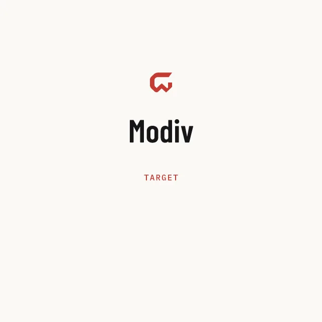 Target: Modiv