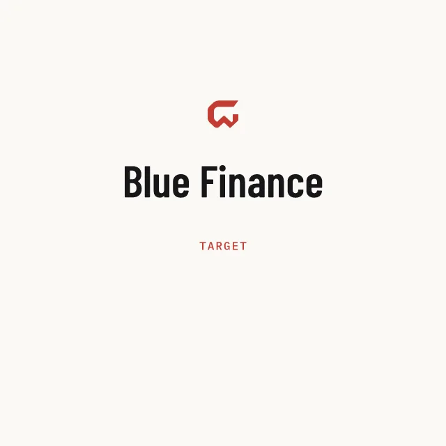 Target: Blue Finance