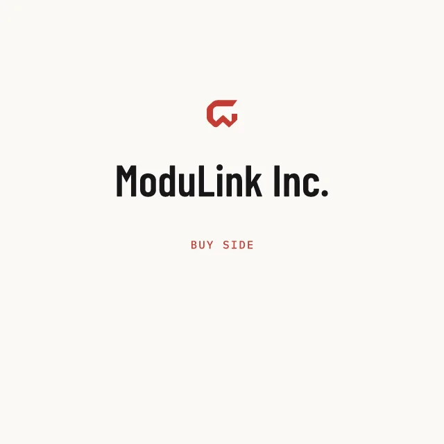 Buy side: ModuLink Inc.