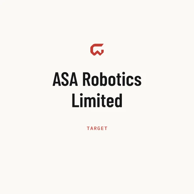 Target: ASA Robotics Limited