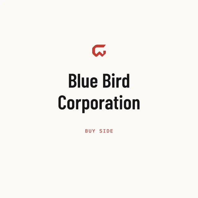 Buy side: Blue Bird Corporation