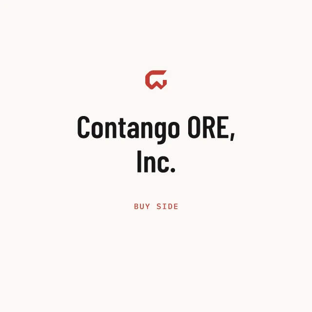 Buy side: Contango ORE, Inc.