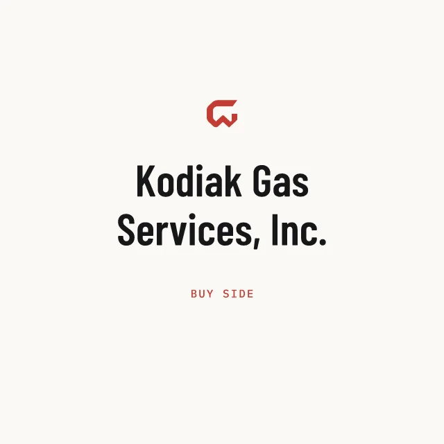 Buy side: Kodiak Gas Services, Inc.