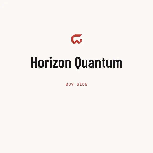 Buy side: Horizon Quantum