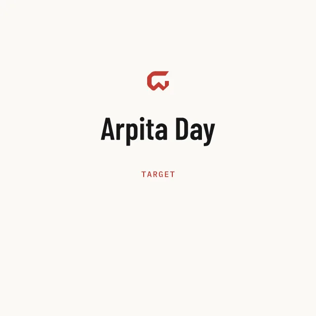 Target: Arpita Day