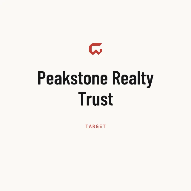 Target: Peakstone Realty Trust