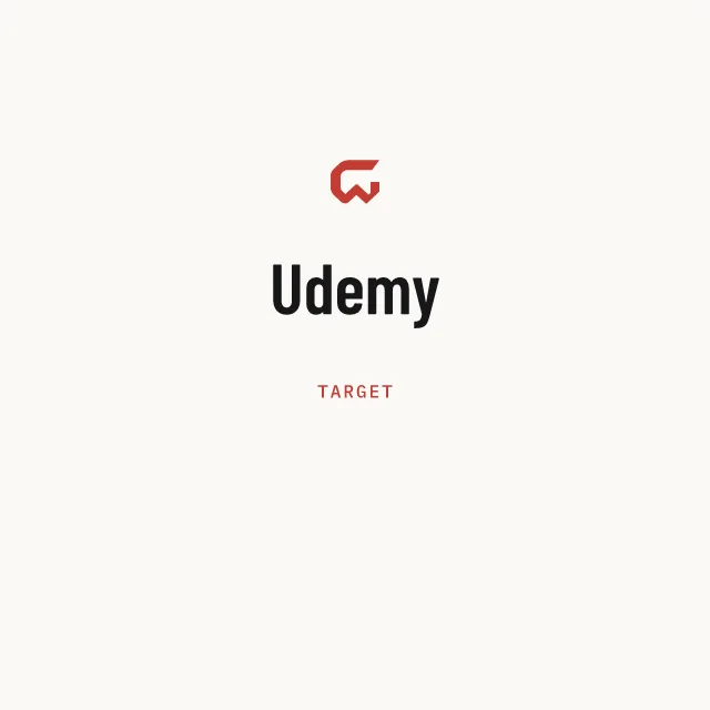 Target: Udemy