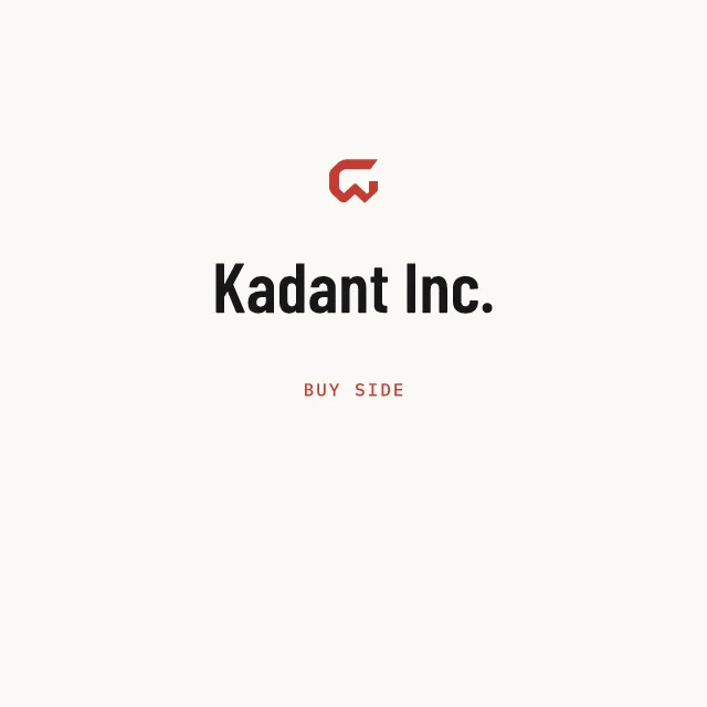 Buy side: Kadant Inc.