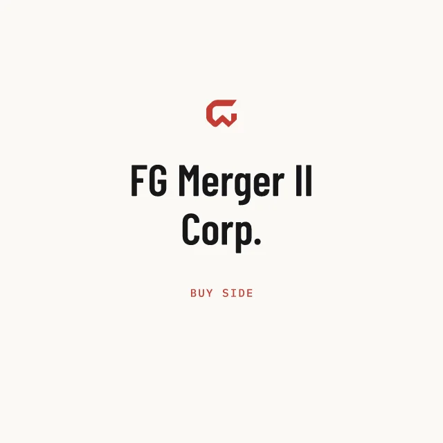Buy side: FG Merger II Corp.