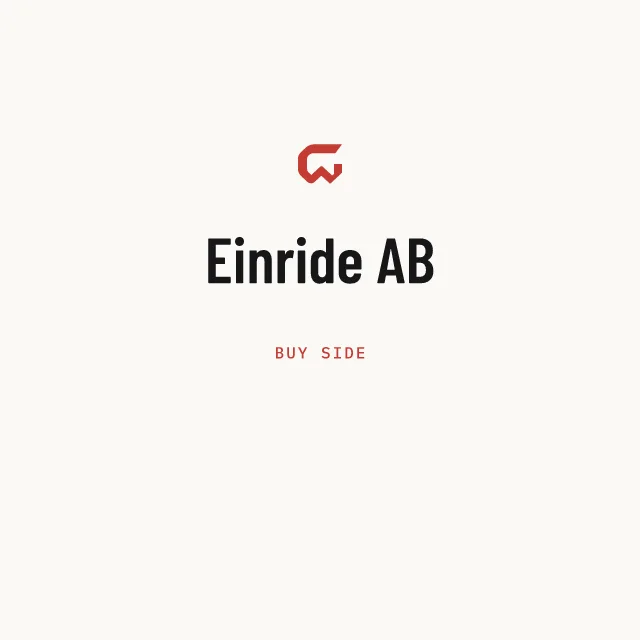 Buy side: Einride AB