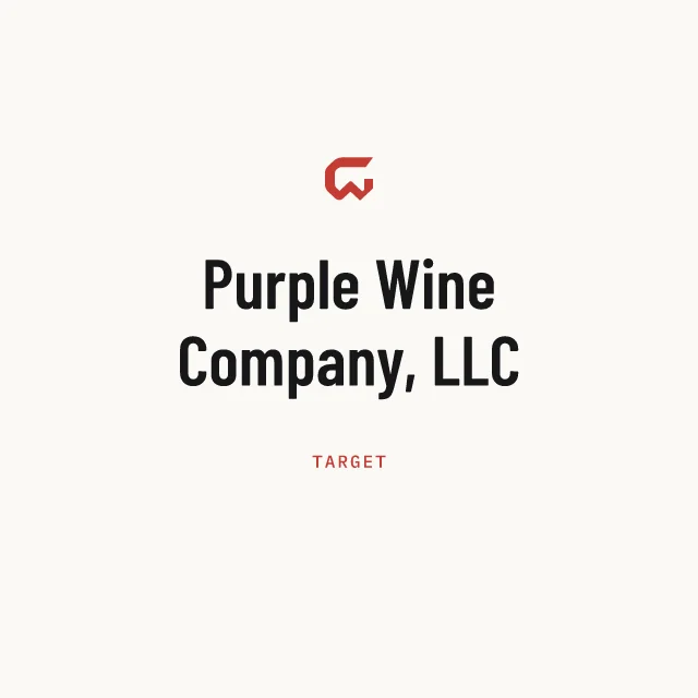 Target: Purple Wine Company, LLC