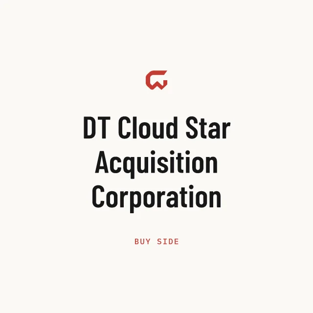 Buy side: DT Cloud Star Acquisition Corporation