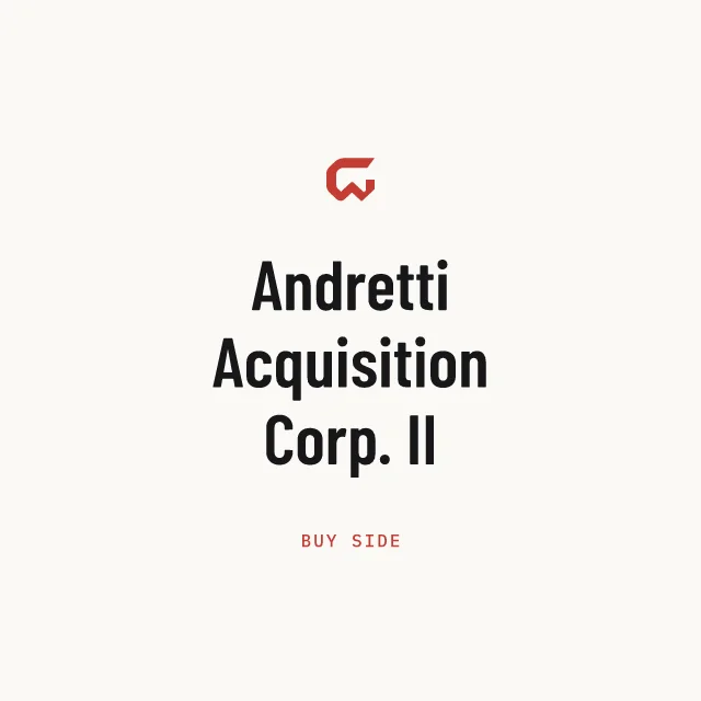 Buy side: Andretti Acquisition Corp. II