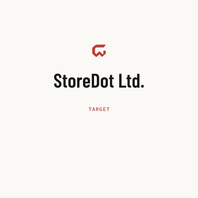 Target: StoreDot Ltd.