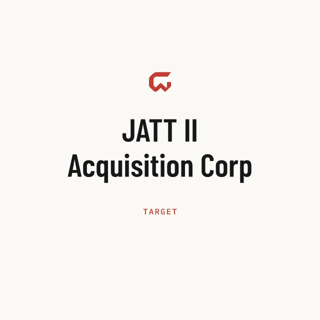 Target: JATT II Acquisition Corp