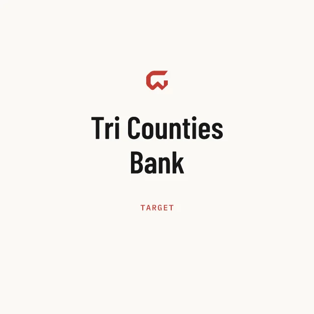 Target: Tri Counties Bank
