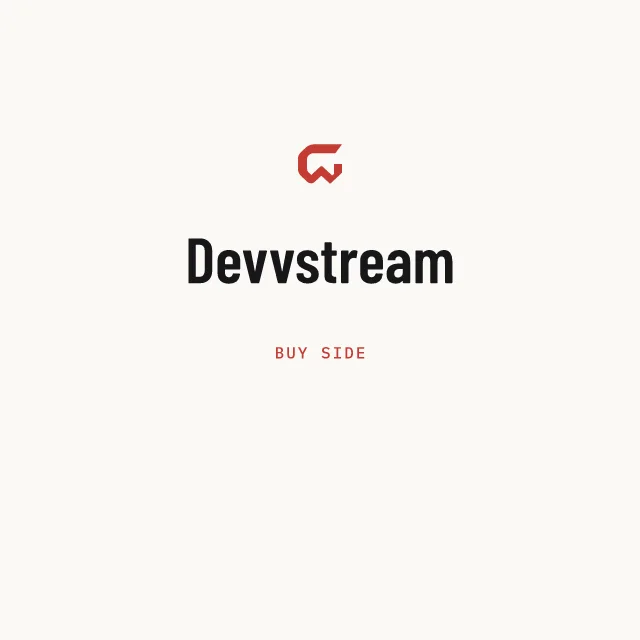 Buy side: Devvstream