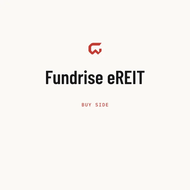 Buy side: Fundrise eREIT