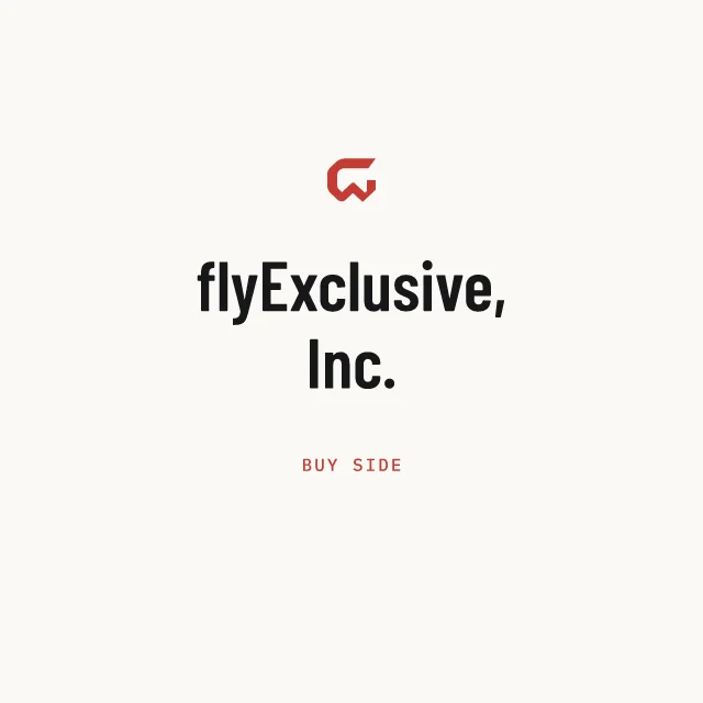 Buy side: flyExclusive, Inc.