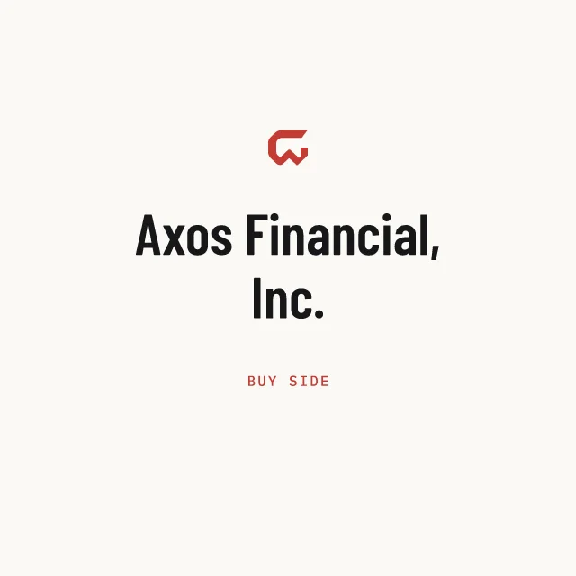 Buy side: Axos Financial, Inc.