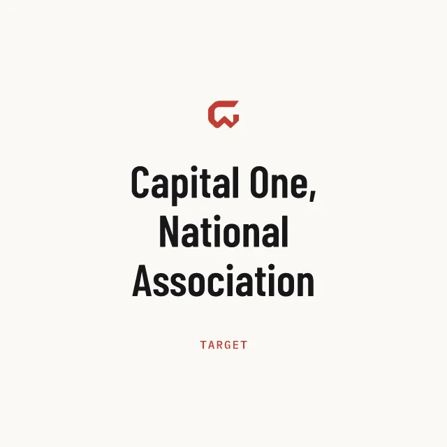 Target: Capital One, National Association