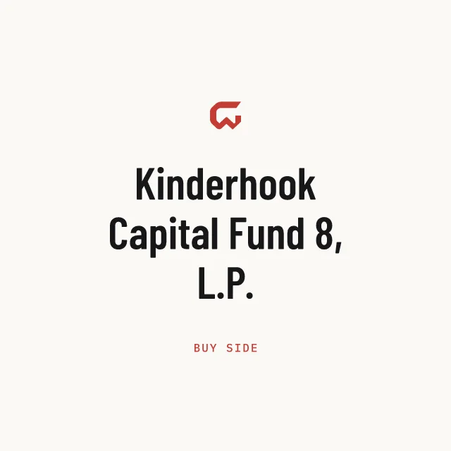 Buy side: Kinderhook Capital Fund 8, L.P.