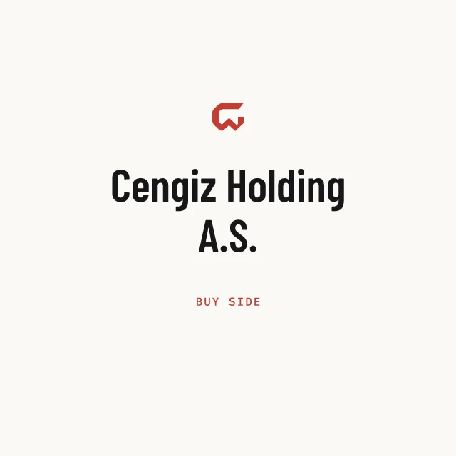 Buy side: Cengiz Holding A.S.