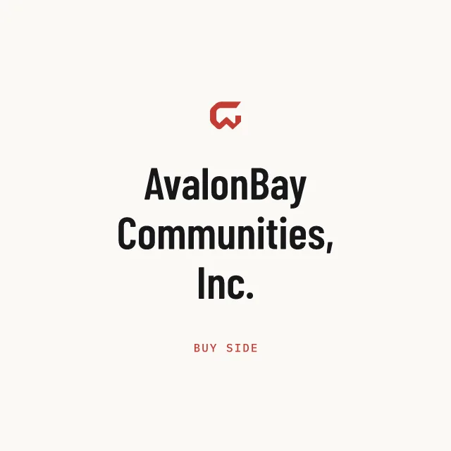 Buy side: AvalonBay Communities, Inc.