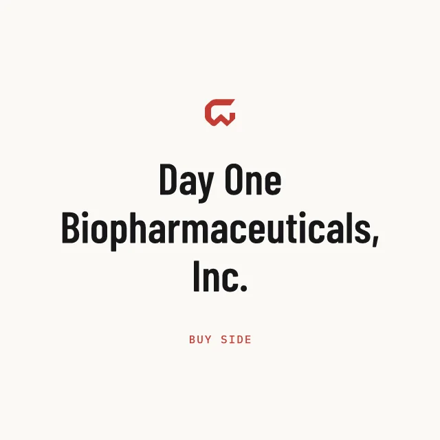 Buy side: Day One Biopharmaceuticals, Inc.