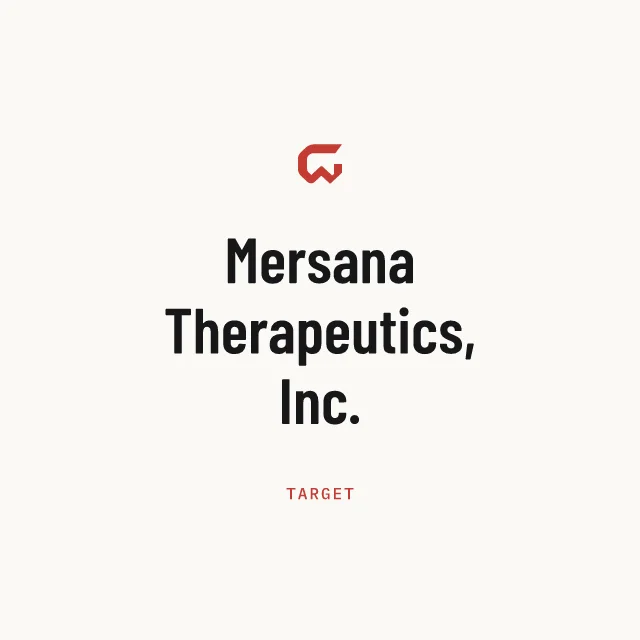 Target: Mersana Therapeutics, Inc.