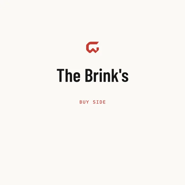 Buy side: The Brink's