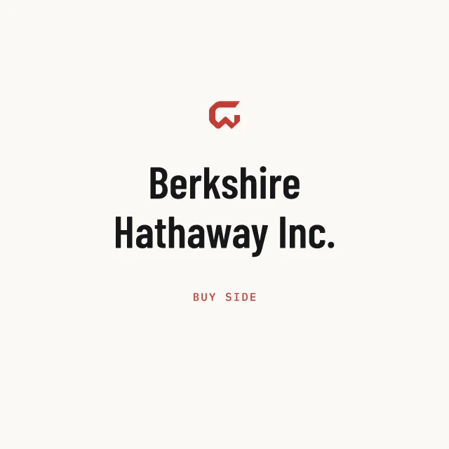 Buy side: Berkshire Hathaway Inc.