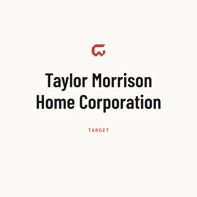 Target: Taylor Morrison Home Corporation