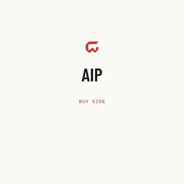Buy side: AIP