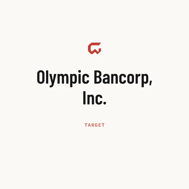 Target: Olympic Bancorp, Inc.