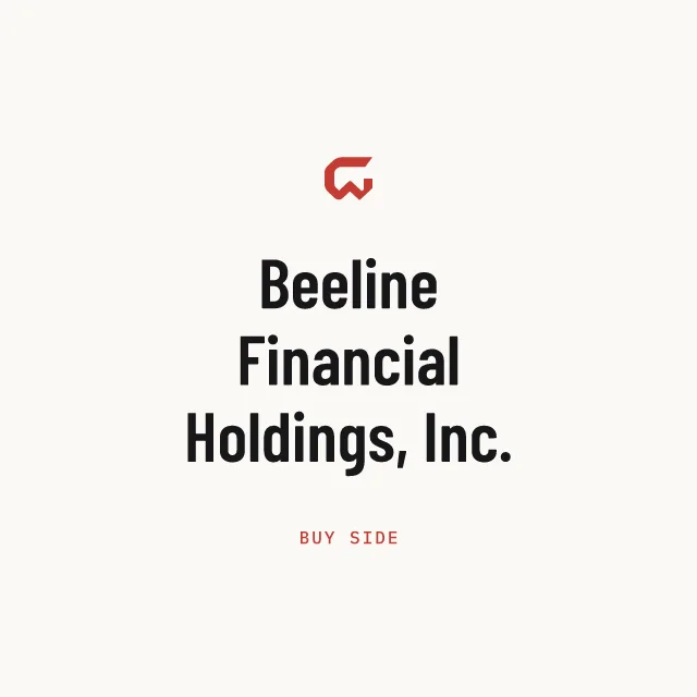 Buy side: Beeline Financial Holdings, Inc.