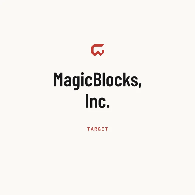 Target: MagicBlocks, Inc.