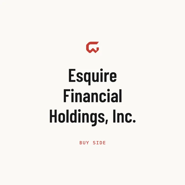 Buy side: Esquire Financial Holdings, Inc.