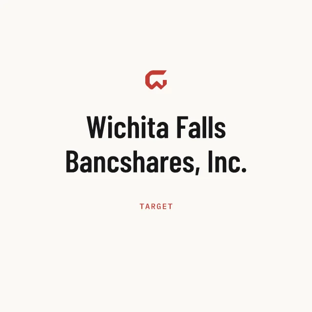 Target: Wichita Falls Bancshares, Inc.